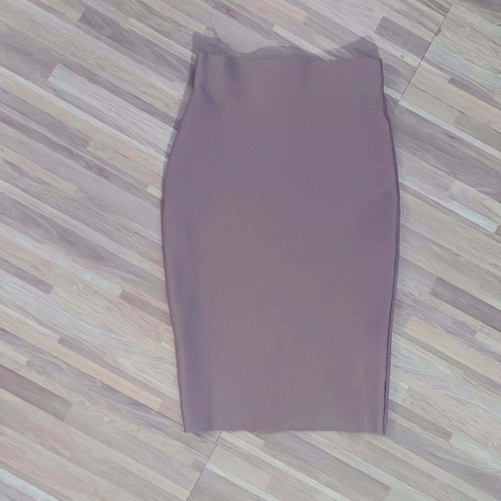 Mauve Pencil, high waisted skirt. Holds you in and gives a great form fit.